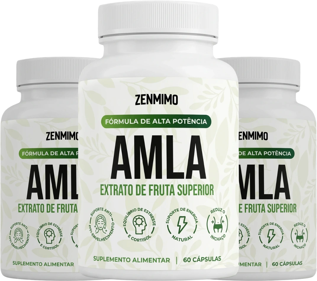 Três potes de Amla ZENMIMO