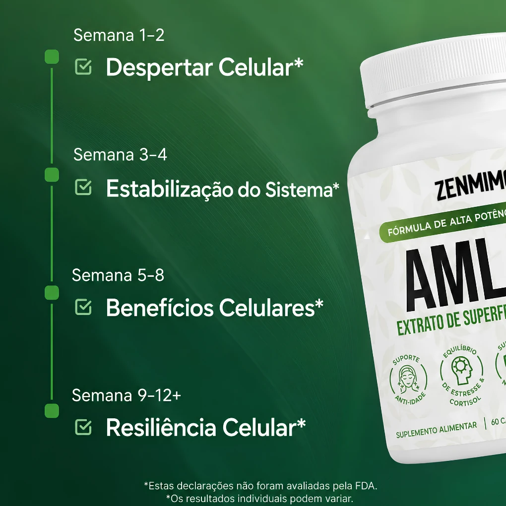 Linha do tempo: despertar celular, estabilização do sistema, benefícios celulares e resiliência celular